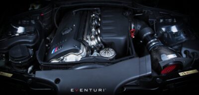 Alternative view of Eventuri BMW E46 M3 - Black Carbon Intake
