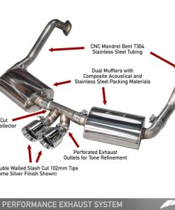 AWE Tuning Porsche 981 Performance Exhaust System - w/Chrome Silver Tips