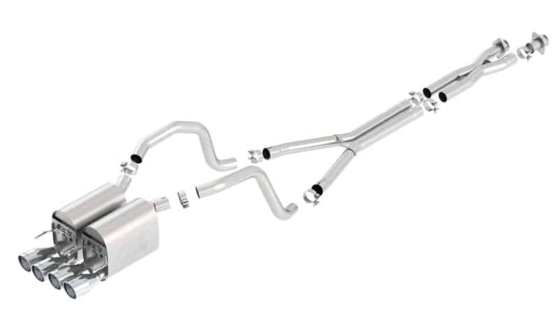 Borla 05-08 Chevrolet Corvette Coupe/Convertible 2dr 6.2L 8cyl AT/MT 6spd ATAK SS Catback Exhaust - Image 2