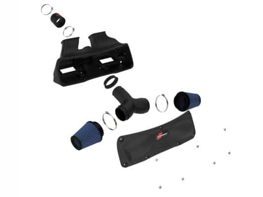 Alternative view of aFe MagnumFORCE Stage-2Si CIA System w/ Pro 5R Filter 12-15 Porsche 911 Carrera S (991) 3.8/3.8L