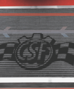 Alternative view of CSF Universal Triple Pass Dual Core Radiator w/AN Fittings