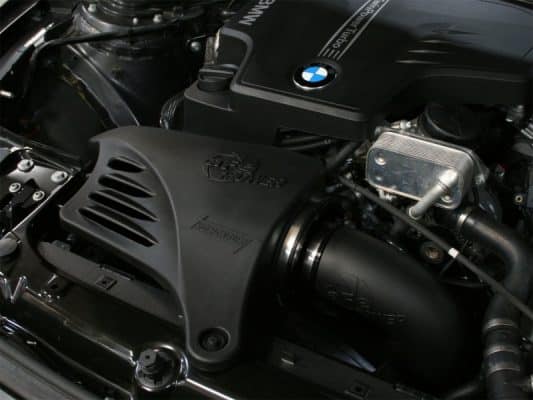 Alternative view of aFe MagnumFORCE Intake Stage-2 Si Pro 5R BMW 328i (F30) 2012-15 L4 2.0L Turbo N20