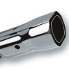 Borla 2.25in Inlet 3.38in x 3.0in Square Angle Cut Phantom x 6.5in Long Universal Exhaust Tips