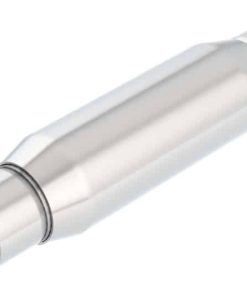 Alternative view of Borla CrateMuffler Resonator Option 2.25in Center/Center 3.5in Round x 10in