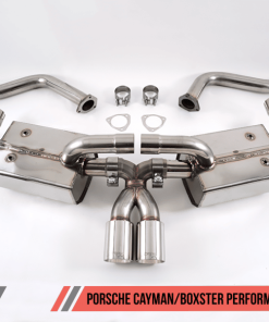 AWE Tuning Optional Porsche 987 Cayman/S Boxster/S Muffler Tip Set - Diamond Black