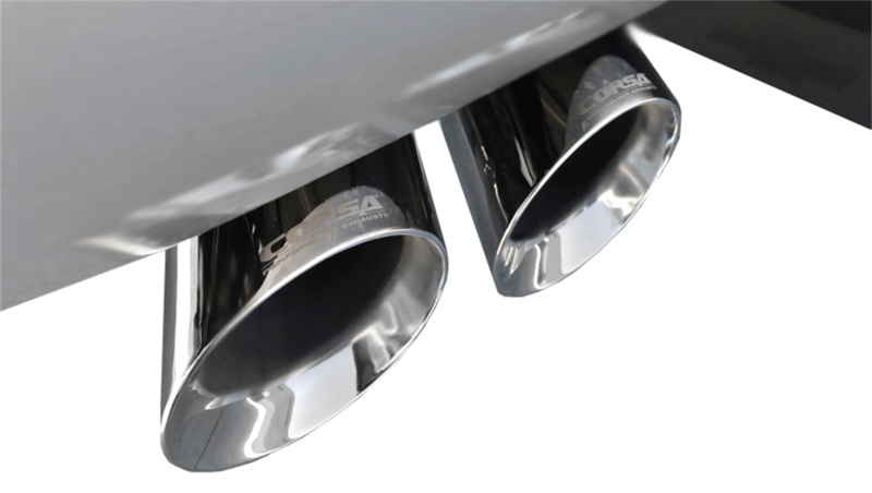 Corsa 09-13 Chevrolet Suburban 1500 5.3L V8 Polished Sport Cat-Back Exhaust - Image 4