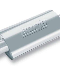 Alternative view of Borla XR-1 Racing Sportsman 4in Inlet/Outlet Center/Center Oval Muffler-4.5in Diameter x 12in Length