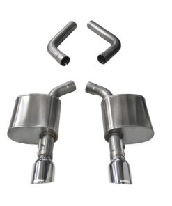 Corsa 15-19 Dodge Charger 6.4L/17-19 Dodge Charger 5.7L Polished Sport AxleBack Exhaust w/4.5in Tips
