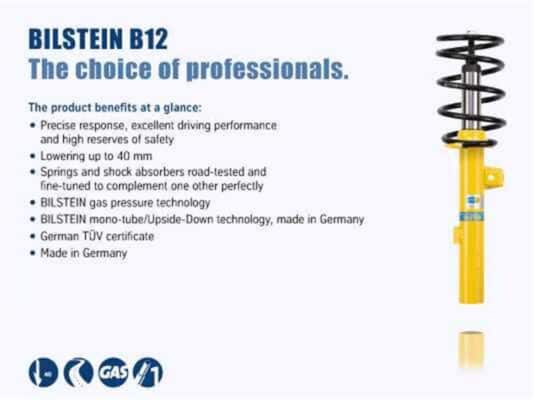 Alternative view of Bilstein 13-17 Porsche 911 Carrera 3.4L/3.8L Front and Rear B12 Pro-Kit Suspension Kit