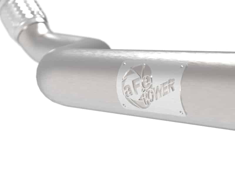 afe POWER MACH Force-Xp 09-16 Audi A4/A5 B8 L4-2.0L(t) 304 SS 3in. Front Resonator Delete Pipe - Image 3