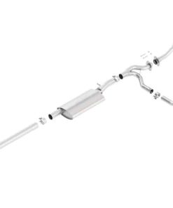 Borla 12-15 Jeep Wrangler 3.6L V6 Auto/Manual Trans Turndown Tip Dual Left Rear Exit Exhaust