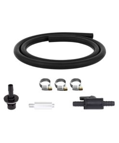 Mishimoto Compact Baffled Oil Catch Can Petcock Drain Kit w/ Metal Drain Fitting