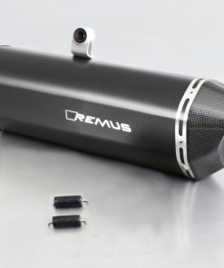 Remus 08-12 BMW F 650 GS E8GS 52 kW Black Hawk Black Slip On