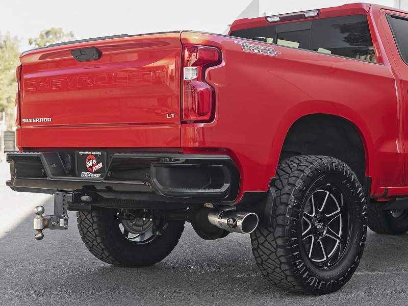 afe Apollo GT Series 2019 GM Silverado/Sierra 1500 4.3L/5.3L 409 SS CB Exhaust System w/Polished Tip - Image 6