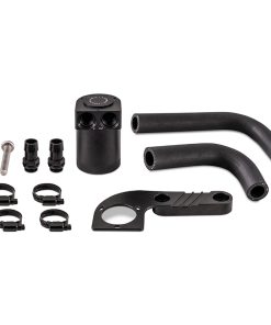 Alternative view of Mishimoto 2015+ BMW F8X M3/M4 Baffled Oil Catch Can - Wrinkle Black