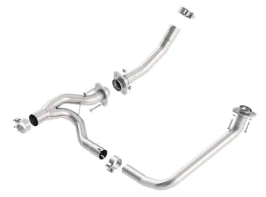 Alternative view of Borla 2012-2016 Jeep Wrangler JK 3.6L 2 & 4 Door Y-Pipe