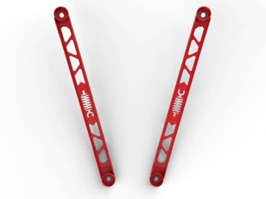Alternative view of aFe CONTROL 304 Stainless Steel Front Suspension Strut Brace Red - Toyota GR Supra (A90) 20-21