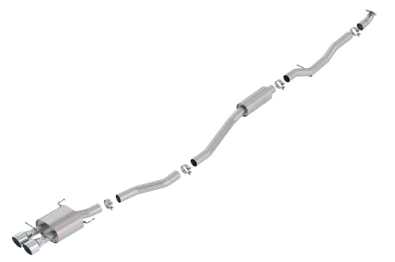 Borla 17-19 Honda Civic SI 1.5L Turbo MT S-Type 2.75in Cat-Back Exhaust - Image 3