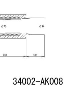 Alternative view of HKS UNIVERSAL EX H/M SUS 130-75 (MOQ: 8pcs)
