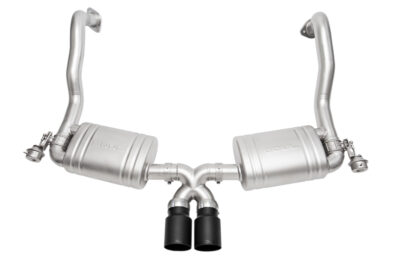 SOUL 15-16 Porsche 981 GT4 / Spyder Performance Exhaust - Straight Cut Satin Black Tips