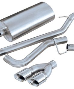 Corsa 02-07 GMC Sierra Reg. Cab/Short Bed 1500 4.8L V8 Polished Sport Cat-Back Exhaust
