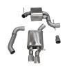 Corsa 06-10 Volkswagen GLI Mk5 Polished Touring Cat-Back Single Rear Exit Polished Pro-Series Tips