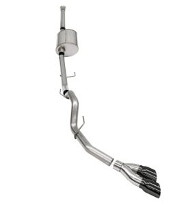 Corsa 2021-2022 Ford F-150 SuperCrew/6.5in Bed 5.0L V8 Sport Cat-Back Single Side Exit-Black PVD