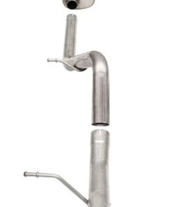 Alternative view of Corsa 12-18 Jeep Wrangler JKU 3.6L Sport 2.75in Cat-Back Exhaust w/ Turn Down Tip