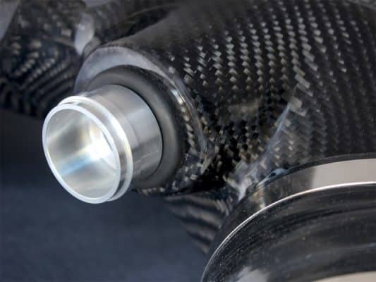 Alternative view of aFe MagnumFORCE Carbon Fiber Air Intake System Stage-2 PRO 5R 08-13 BMW M3 (E9X) V8 4.0L