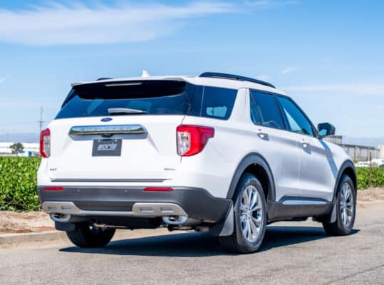 Alternative view of Borla 2020 Ford Explorer XLT/Limited Ecoboost 2.3L 2.25in S-type Exhaust - Turndown Tip