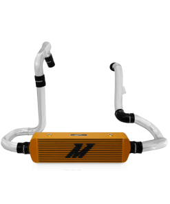 Alternative view of Mishimoto 10-12 Hyundai Genesis 2.0T Gold Race Intercooler & Piping Kit