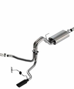 Alternative view of Borla F-150 2021 3.3L CC SB EC STB XL/XLT/Lariat/KR/Plnm/LTD 3/2.25 SRE Cat-Back S-Type BLK CHR Tips