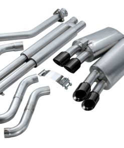 Alternative view of Corsa 92-95 Chevrolet Corvette C4 5.7L V8 LT1 Sport Cat-Back Exhaust w/ Twin 3.5in Black Tips