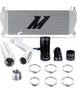 Mishimoto 19+ Ford Ranger 2.3L EcoBoost Intercooler Kit - Silver + Polished Pipes