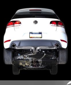 Alternative view of AWE Tuning Mk6 GTI Performance Catback - Diamond Black Round Tips
