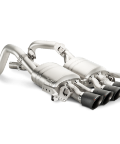 Akrapovic 14-19 Chevrolet Corvette Stingray (Excl Grand Sport) Slip-On Line (Titanium) w/Carbon Tips