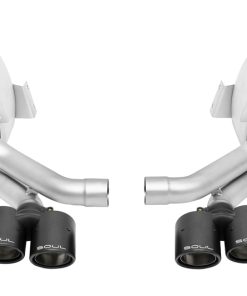 SOUL 09-11 Porsche 997.2 Carrera Sport Side Mufflers - Dual Wall Carbon Fiber Tips