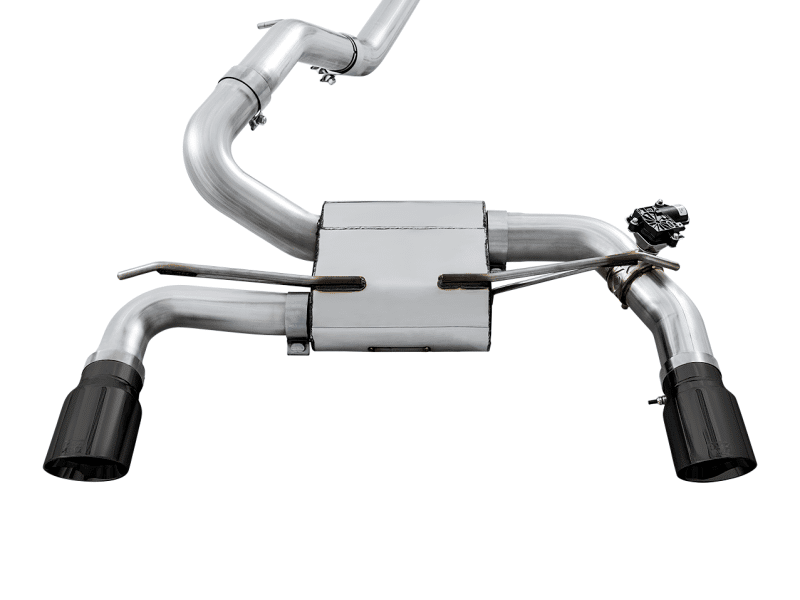 AWE Tuning Ford Focus RS SwitchPath Cat-back Exhaust - Diamond Black Tips - Image 4