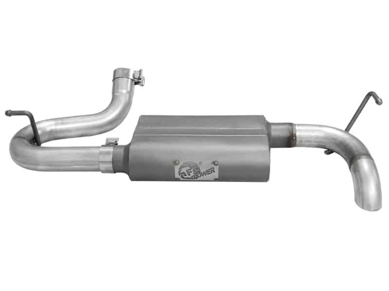 aFe Scorpion Exhaust System Axle Back Aluminized Hi-Tuck 07-17 Jeep Wrangler JK V6 3.6/3.8L - Image 5