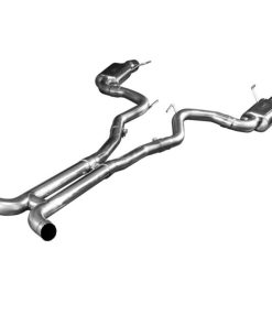 Kooks 15+ Mustang 5.0L 4V Convertible 3in CB w/ H-Pipe 4in Slash Cut Polished Tips Exhaust