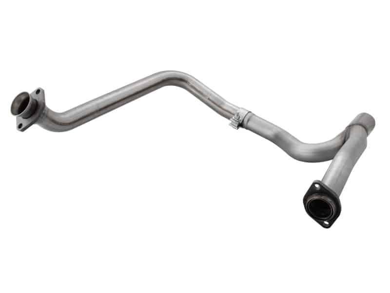 aFe Twisted Steel Y Pipe 2-2.5in SS Exhaust 12-17 Jeep Wrangler Unlimited V6-3.6L(4 Dr-Manual Trans) - Image 2