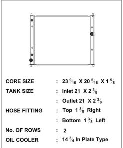 CSF 09-13 Cadillac CTS-V Radiator