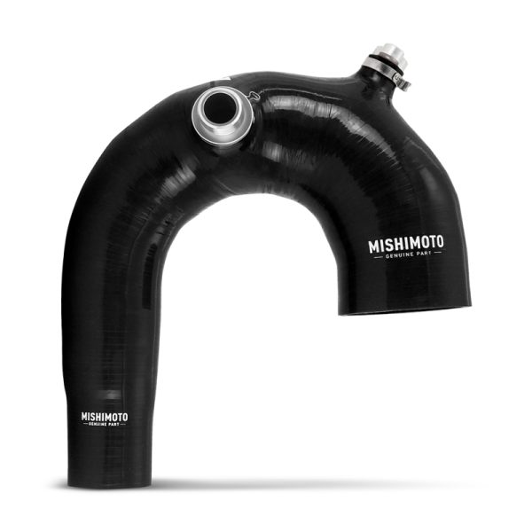 Alternative view of Mishimoto 2016+ Polaris RZR XP Turbo Silicone Intake J-Tube - Black