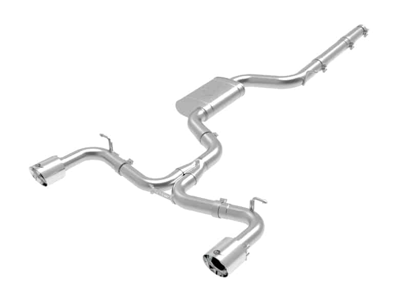 aFe MACHForce XP 3in-2.5in SS Exhaust Cat-Back 18-19 Volkswagen GTI (MK7.5) L4-2.0L (t) - Polished - Image 10