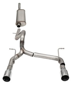 Alternative view of Corsa 18-21 Jeep Wrangler JLU 3.6L 2.75in Sport Cat-Back Exhaust w/ 4in Tips