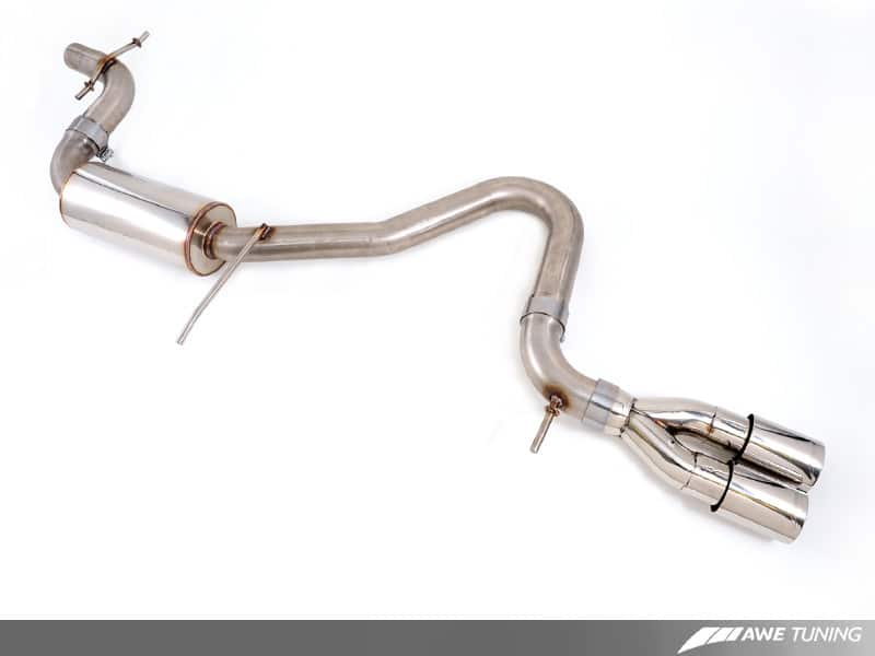 AWE Tuning Audi 8P A3 FWD Cat-Back Performance Resonated Exhaust - Image 3