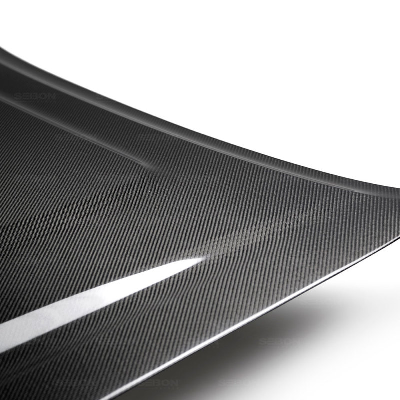 Seibon 2018+ Toyota Tacoma TR-Style Carbon Fiber Hood - Image 5