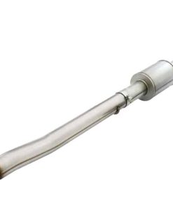 Alternative view of aFe Atlas Exhausts 4in Cat-Back Aluminized Steel Exhaust Sys 2015 Ford F-150 V6 3.5L (tt) Black Tip