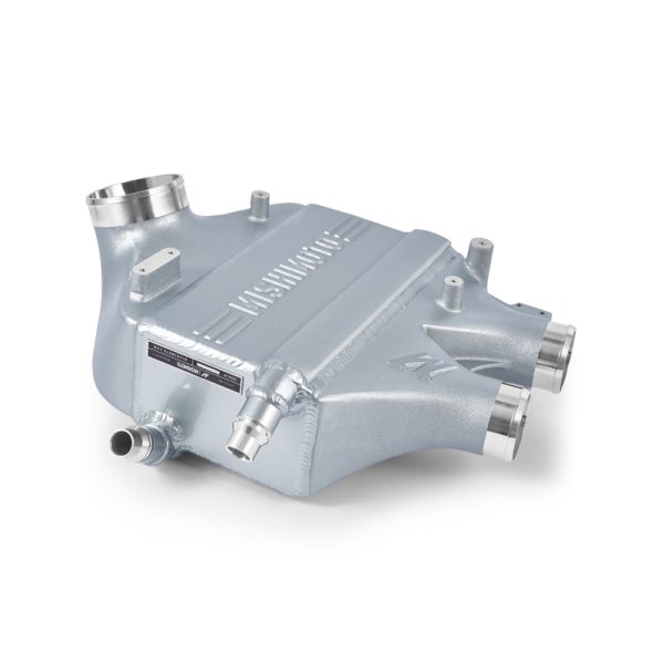 Alternative view of Mishimoto 15-20 BMW F8X M3/M4 Performance Air-to-Water Intercooler Power Pack - Silverstone II