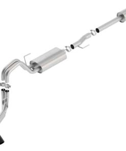Alternative view of Borla 15-17 F-150 2.7L/ 3.5L EcoBoost/ 5.0L V8 4in. Tip Side Exit S-type Exhaust Black Chrome